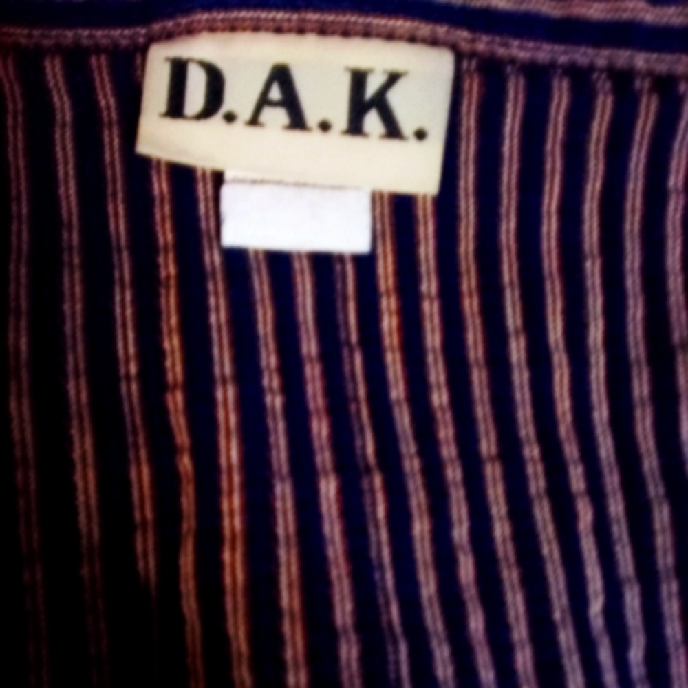 A DAK vintage denim wrap skirt